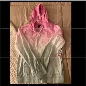 Ombré Zip Up